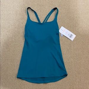 NWT! Lucy turquoise let it be bra tank
